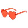 Love Sunglasses, Candy-Colored Heart-Shaped Glasses, Beach Peach Heart Sunglasses.
