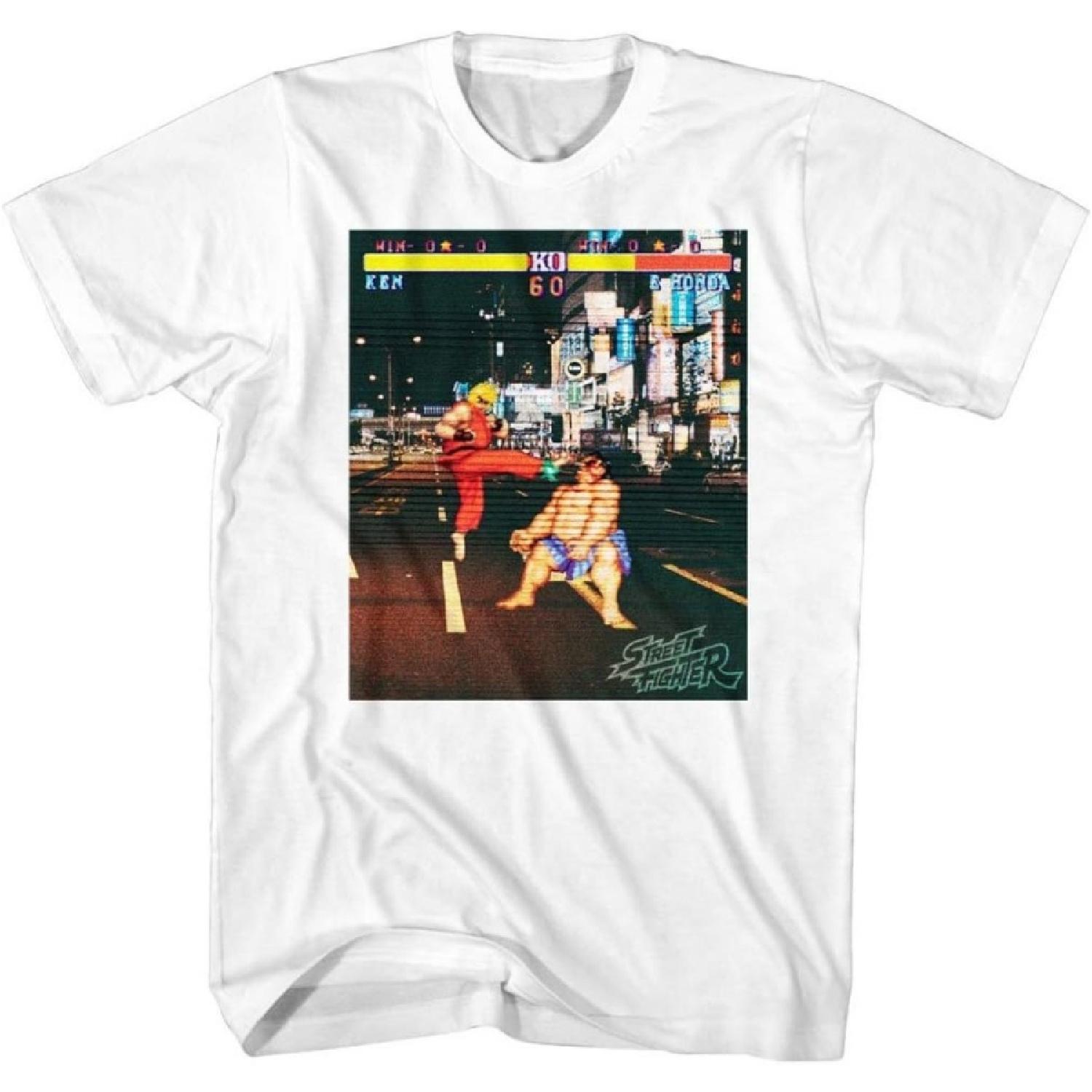 Street Fighter - Mens Real Street Fighter T-Shirt S