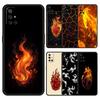 Phone Case For OnePlus 15 13 12 11 10 9 8 7T Pro 13T 13R 12R 10R 9RT 8T Nord 2T CE 2 3 5G Lite Soft Cover Flame Pattern