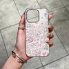 Cute Cartoon Esthers Bunny Phone Case For IPhone 17 16 15 14 13 12 11 Corrugated Frosted Soft Cover Anti-Slip