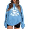Unisex Lightweight Long Sleeve Crewneck Pullover Sweatshirt with Fashion Print
