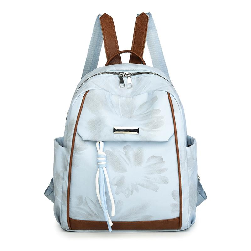 Women's Print Backpack Large Capacity Travel Backpack Lightweight Student Schoolbag