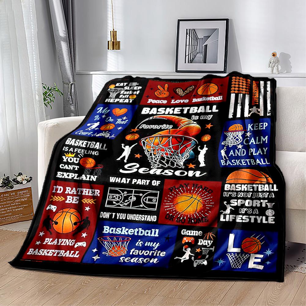 Basketball Faith Strength Blankets are suitable for living rooms, bedrooms, camping, and other places, making them an ideal choice for gifts.