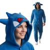 Pyjama Onesie Kigurumi Kostüm Pokemon Blau Gengar XL: 175 - 185cm