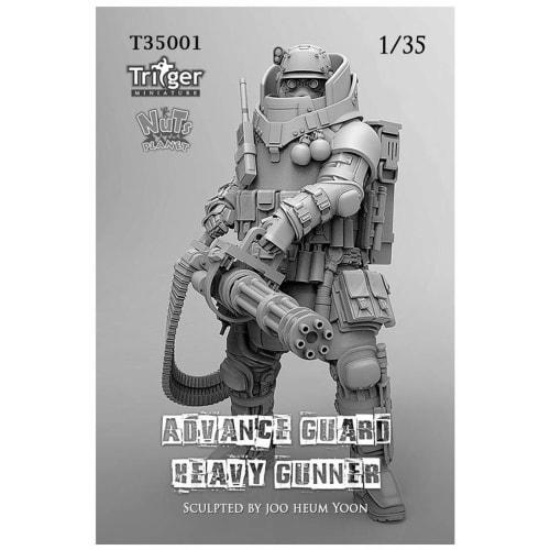 

Nuts Planet 1/35 Scale Heavy Gunner with Vulcan Cannon Unpainted Resin Assembly Kit T35001