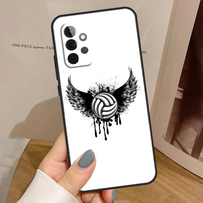 Volleyball Sport Phone Case For Samsung Galaxy A32 A52 A12 A53 A33 A23 A13 A54 A34 A14 A51 A15 A25 A35 A55