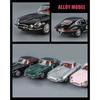 1/24 Jaguar E-Type Diecast Metallmodellauto mit Sound & Licht Perfekte Heimdekoration Schreibtisch-Display-Dekoration Feiertagsgeschenk