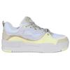 Anta Einfache lässige verschleißfeste stoßdämpfende Low-Top-Sneaker Damen-Sneaker Weiß Gelb 122538078-3