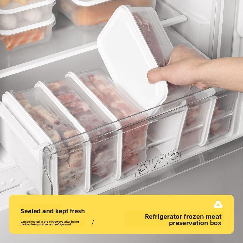 Food Storage Box, Vegetable Preservation Freezer Layer, Frozen Meat Refrigerator, Food Storage, Fruit Compartment, Storage Box, Microwave-safe