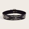Y2K Rivet Wide Belt Harajuku Pin Buckle Waistband Fashion Waist Strap  For Women