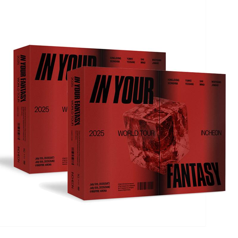 ATEEZ – 2025 WERELDTOUR [IN YOUR FANTASY] in INCHEON DVD 2pcs black