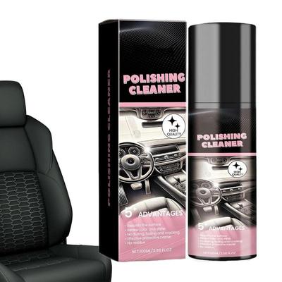Car Interior Polishing Cleaner Car Interior Detailer Auto Cleaning Spray Long-Lasting Inside Auto Shine Vehicle Detailing Spray