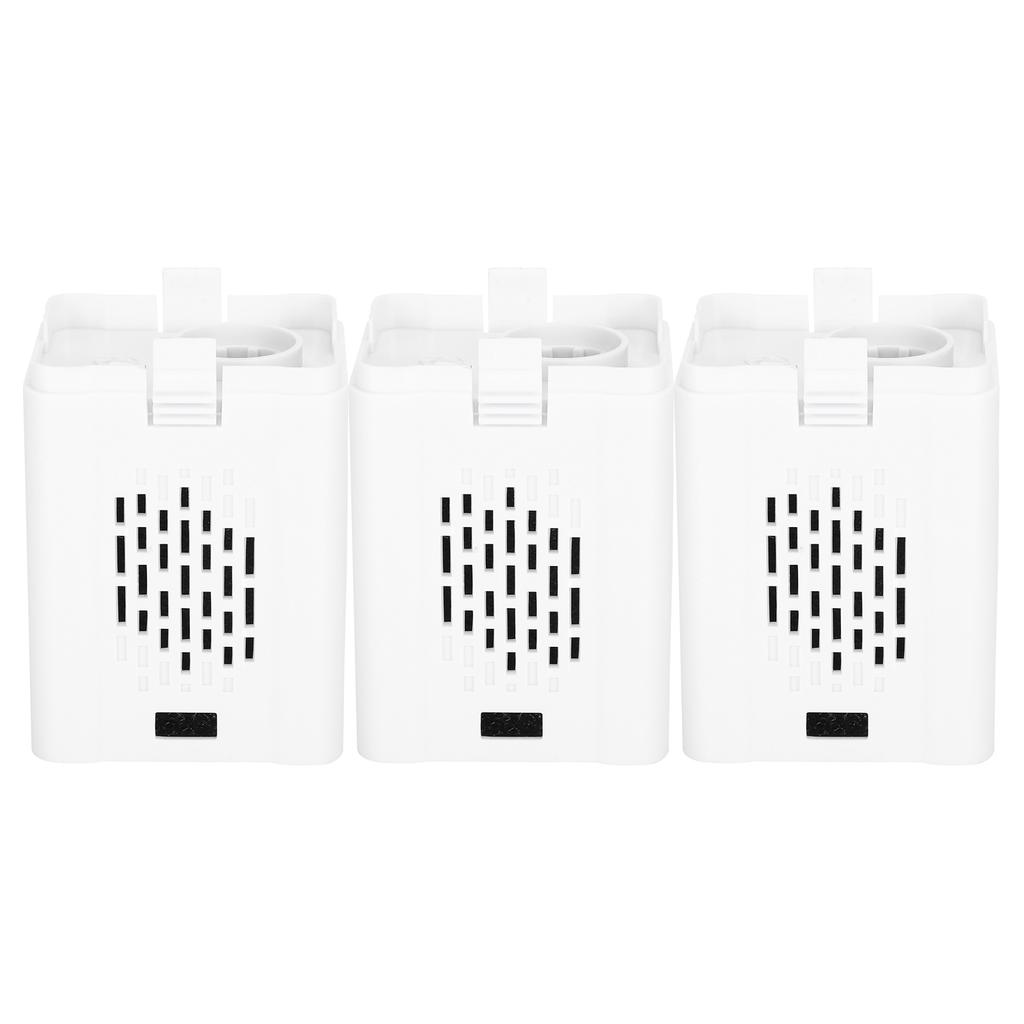 3pcs Aquarium Fish Tank Plastic N60 Filtering Barrel with Filter Cotton Core L Size