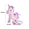 Electric Plush Horse Toy Cute Horse Plushies Creative Music Little Horse Toy Battery Operated PP Cotton for Birthday Gifts