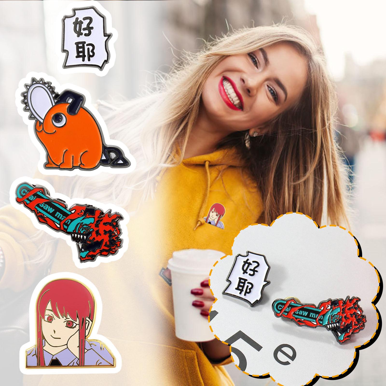 

Значок броши Wiwilys Креативный мультяшный значок металлической броши