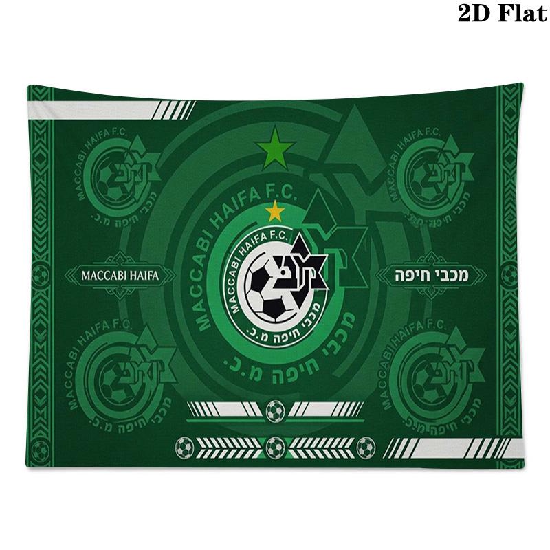Haifa FC Wall Tapestry Aesthetic Wall Hanging Printed Fabric Blanket Decorative Tapestries for Bedroom Living Room Home Decor