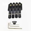High quality 4-string bass bridge without head, copper string holder