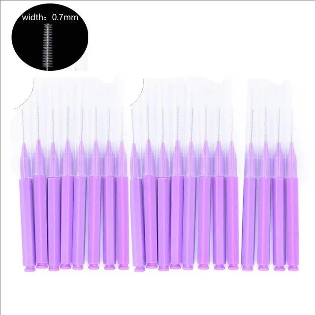 20Pcs Mini Eyebrow Brush Brow Perm Brush Disposable Brow Lifting Brushes Bendable Micro Eyelash Brush Applicators Makeup Tool