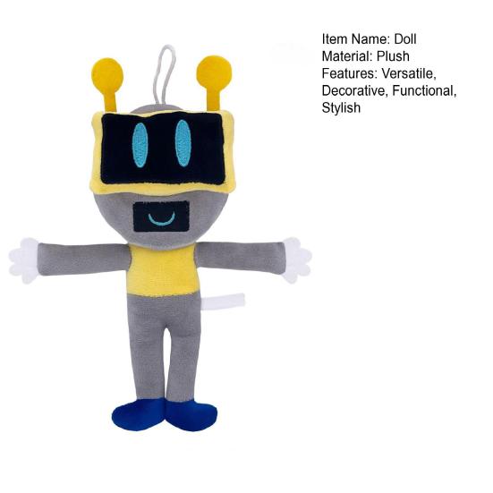 Παιχνίδι Λούτρινο Μαλακό Γεμιστό Ζωάκι Μαξιλάρι με Γέμιση από PP Βαμβάκι Κούκλα με Χαριτωμένο Χαρακτήρα για Παιδιά Φανς