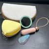 Candy Color Silicone Coin Holder Zipper Closure Earphone Bag Fashion Mini Coin Purse  Portable Use