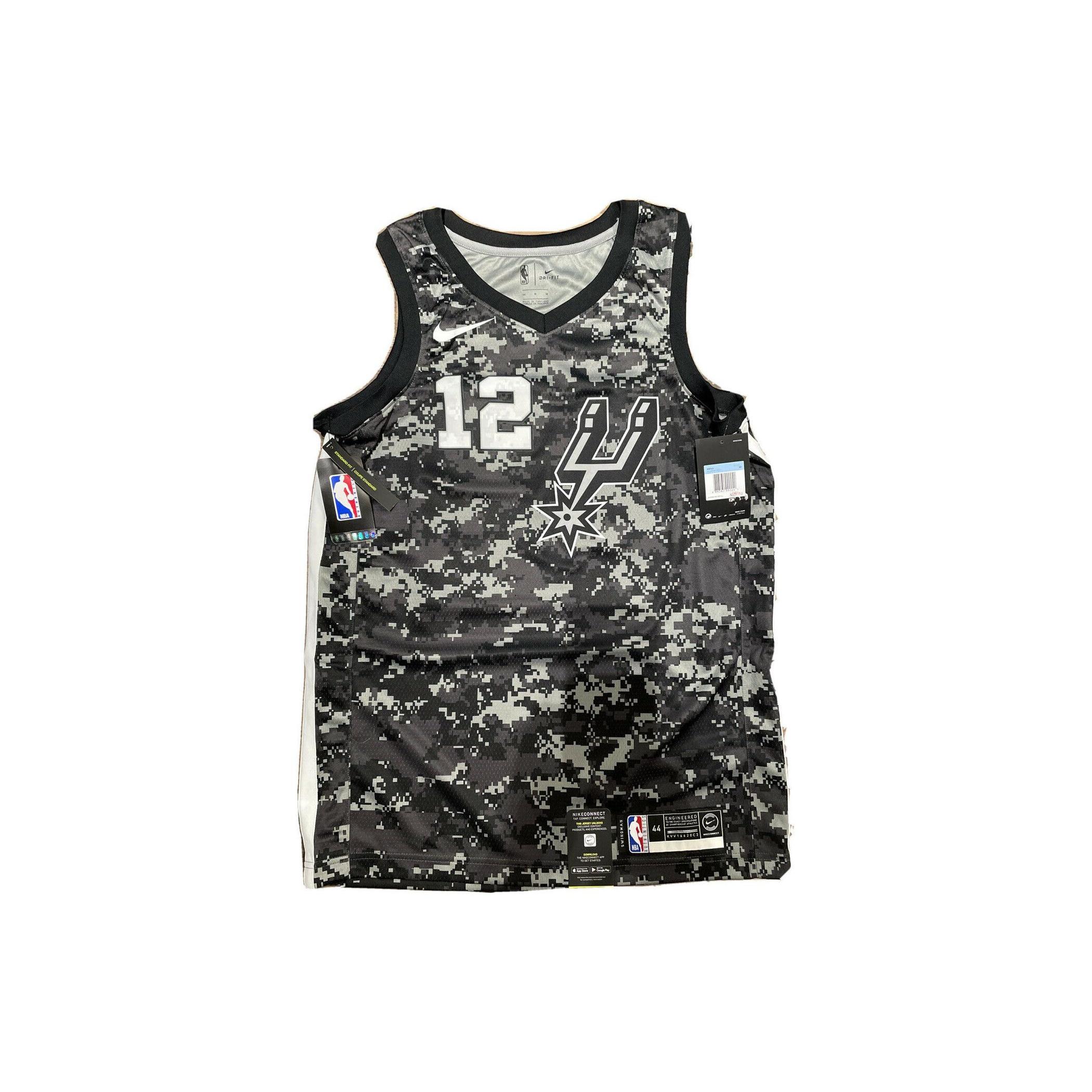 Nike x NBA San Antonio Spurs Jerseys LaMarcus Aldridge 12 Men s AJ4644-011 L