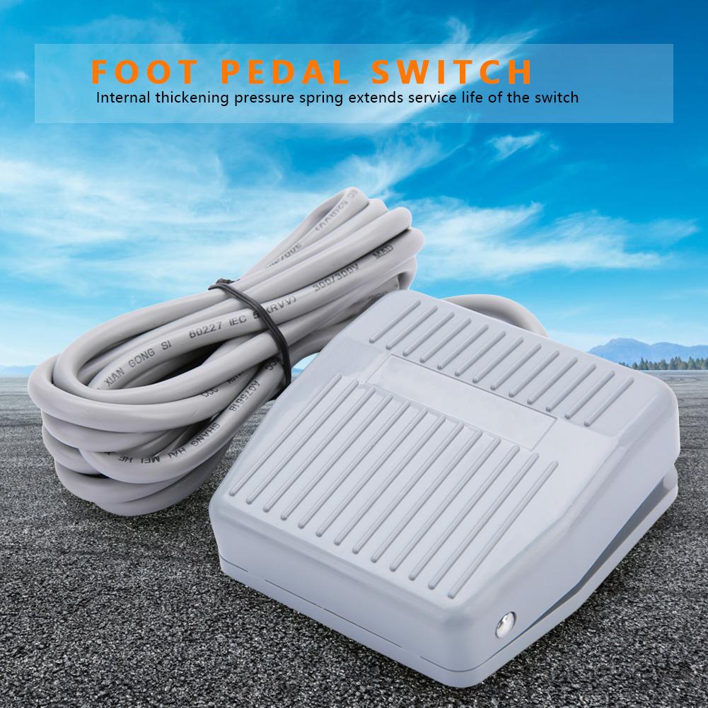TFS?201 Fußschalter Elektrischer Momentan-Pedalschalter AC 250 V 10A 1NO 1NC