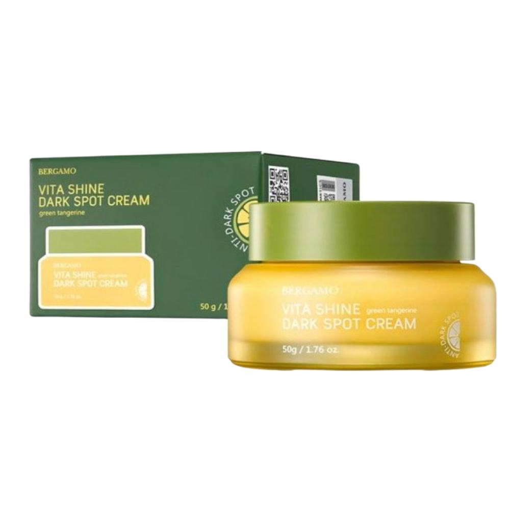 Bergamo Green Tangerine Vita Shine Dark Spot Brightening Cream Skin Tone Care 50g