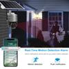 New 5MP HD Solar Camera 4G/WIFI Outdoor 4G Sim Built-in Battery Telecamera PTZ Auto Tracking Home Security Protection CCTV Camera