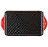 Чугунная сковорода для гриля прямоугольная Le Creuset 32x22 см, вишнево-красная (20202320600460)
