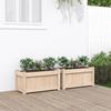 Planters 2 Pcs Solid Pine Wood