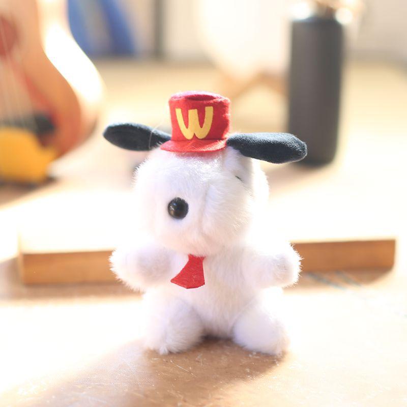 

Милый Милый Щенок Подвеска Плюшевая Игрушка Кукла Мультяшный Белый Пес Сумка Подвеска Брелок Кукла 13cm