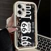 Retro Vintage License Plate Soft Phone Case for Xiaomi Redmi Note 15 14 13 12 11 Pro Plus 10S 11S 4G 11T 5G Shell Silicone Funda