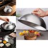 Stainless Steel Grill Cover For Steak And Burgers With Heat Resistant Design For Home And Outdoor Cooking