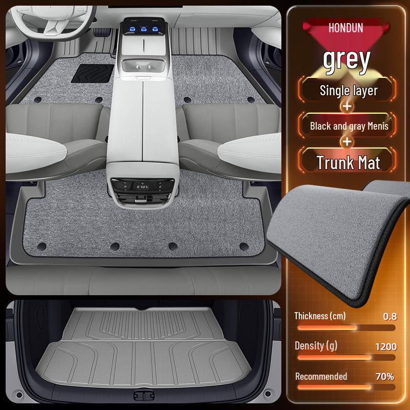 Deep Blue L07 TPE2025 5-Seater Car Floor Mat Set - Interior Carpet Accessories