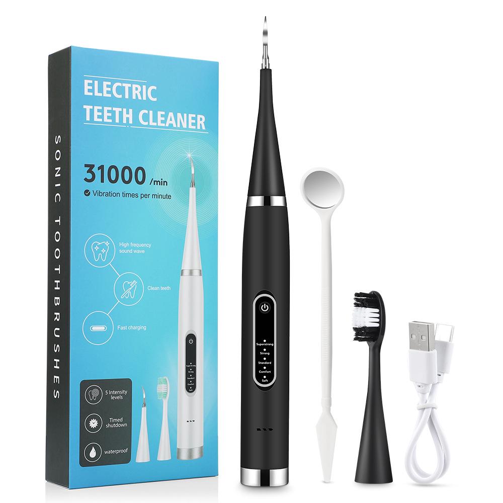5-Speed Electric Dental Scaler - USB Rechargeable Oral Care Device for Removing Calculus and Cleaning Teeth