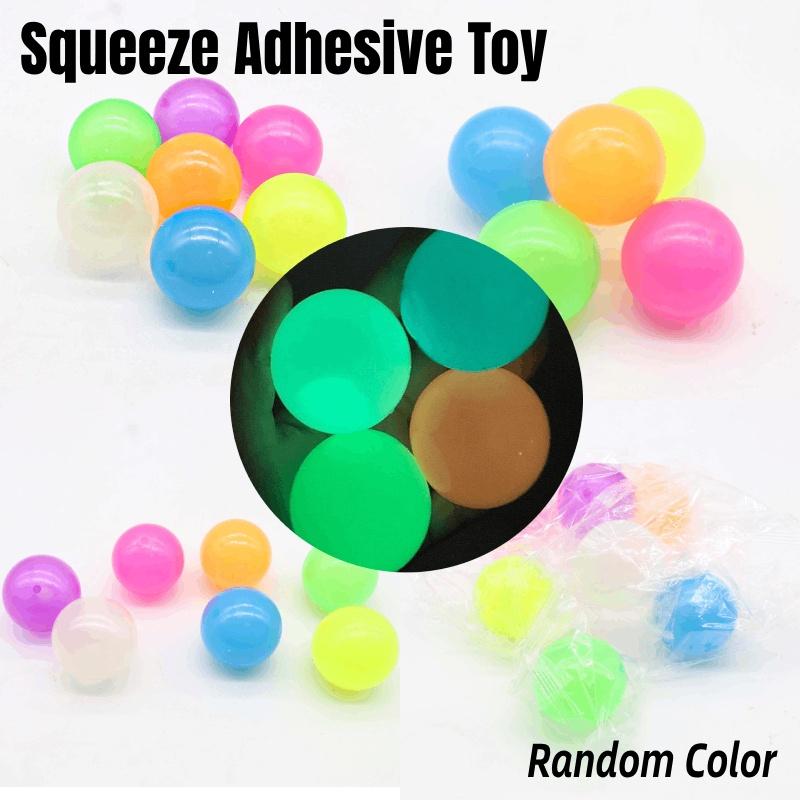 Glow-in-the-dark Sticky Target Ball For Stress Relief Interactive Toy For Family Fun Direct From Manufacturer