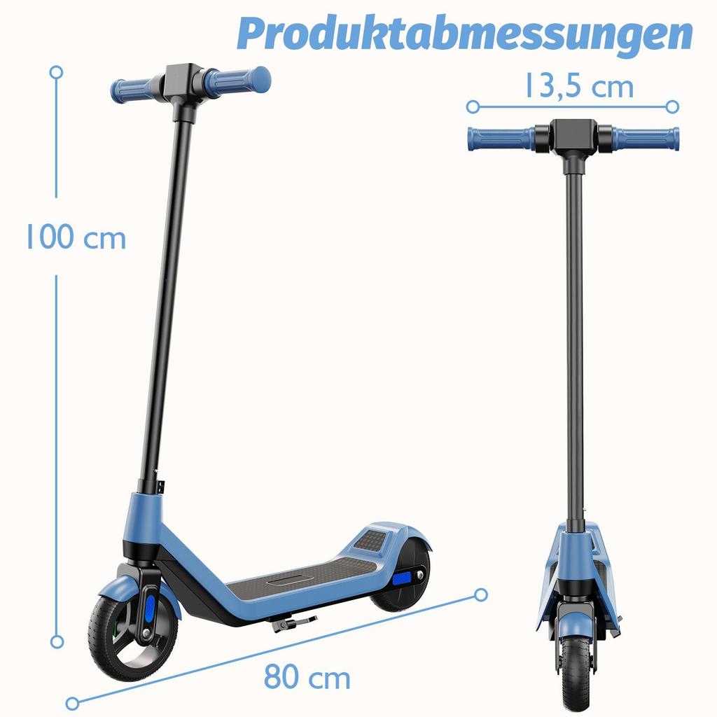 Trotinetă electrică TODIMART pentru copii: Motor 150W + 3 Viteze + Boxă Bluetooth + Lumini LED Colorate – Plimbă-te cu Muzică & Stil!