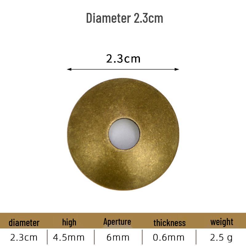 Набор плоских шайб и нерегулярных ручек из античной латуни для классической мебели
