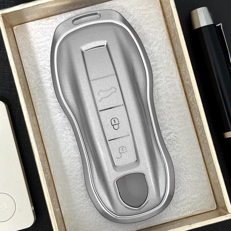 High-End Key Case for Porsche Panamera, Cayenne, Macan, and Taycan