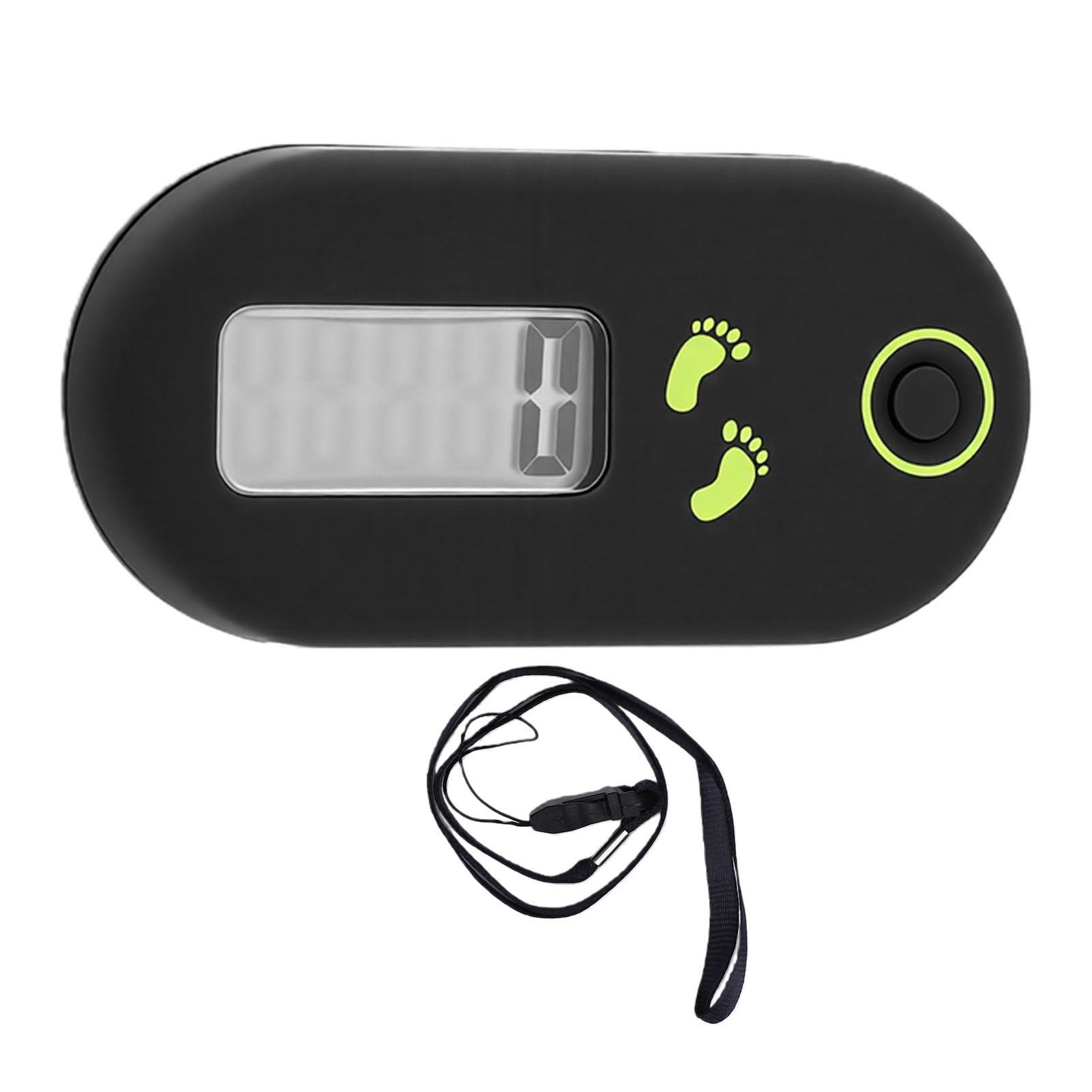 Tomtop Jms Men's 3D Pedometer With Clip Strap Mini Walking Step Counter For Pockets Waist Belt Pants