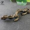 1 Pcs Retro Brass Lucky Dragon Figurines Miniatures Pure Copper Crafts Furniture Decorations Accessories Solid Animal Ornaments