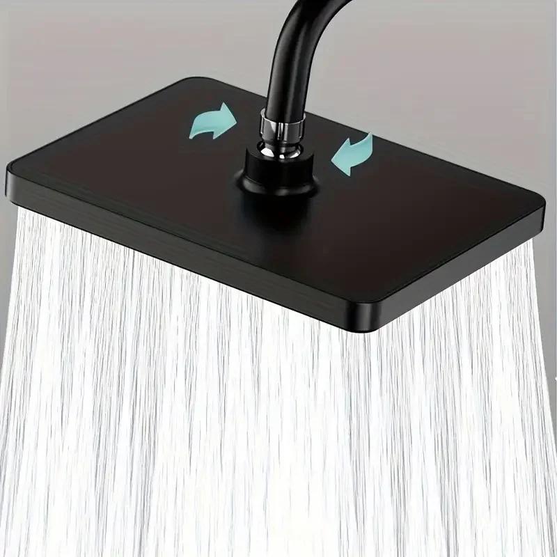 10-inch Top Shower Head Universal Large Showerhead Pressurized Anti-blocking Shower Head Bathroom Hotel Small Waist Shower