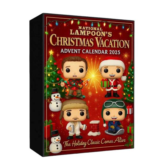 Christmas Vacation Advent Calendar 2025 24-Day Countdown Calendar with 24 Pcs Collectible Doll Figures for Kids And Adults