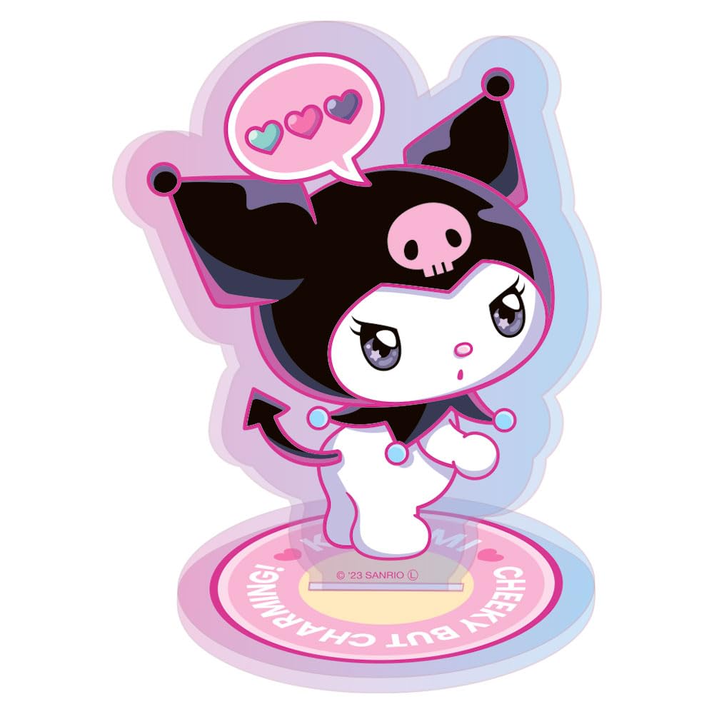 Tees Factory Sanrio Turning Acrylic Stand with x x Clip, H7.7 W6.3 D5cm, SR-5542944FM