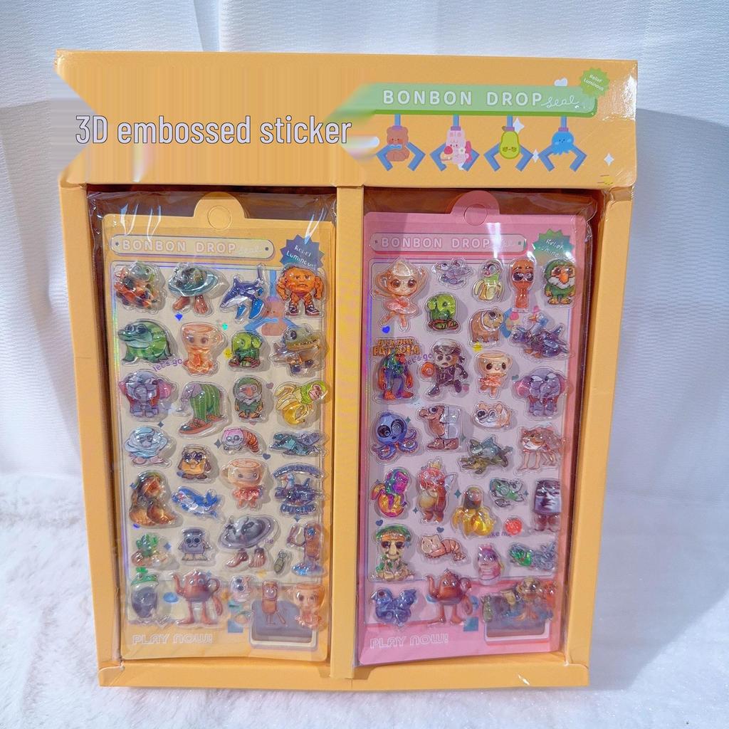 Japanese Cartoon 3D Stickers for Phone, Laptop & Party Decor