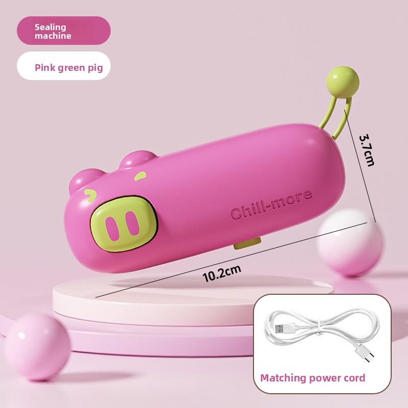 Cartoon Sealing Machine Household Small Plastic Sealing Machine Sealing Clip Snack Sealing Artifact Sealing Device Practical New