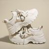 Fashion Women's Dad Shoes Thick Sole Clunky Sneaker Women Breathable Soft Sole Sports Working Shoes For Women