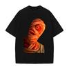 Mouthwashing Graphic Tshirt Retro Hip Hop Fashion T-shirt Men Women Short Sleeve Clothes Cotton Oversized T Shirt Washed Tees