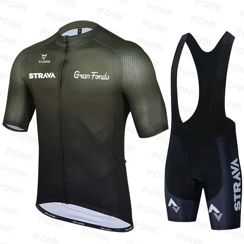 Fashion, Summer Perspiration and Moisture Absorption Short-sleeved Cycling Suit Set, Breathable Outdoor Cycling Suit Set