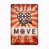 Feature Movie Vintage Posters Show Metal Tin Sign Retro Plaque Cinema Decor Hobby Bedroom Wall Decoration x cm